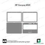 HP Compaq 6520 Skin Vector Template