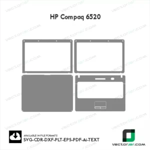 HP Compaq 6520 Skin Vector Template