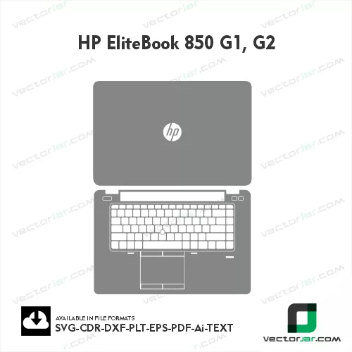 HP Elitok 850 G1, G2 Skin Vector Template