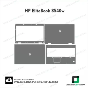 HP EliteBook 8540w Skin Vector Template