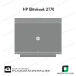 HP Elitebook 2170 Skin Vector Template
