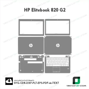 HP Elitebook 820 G2 Skin Vector Template