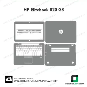 HP Elitebook 820 G3 Skin Vector Template