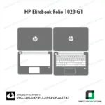 HP Elitebook Folio 1020 G1 Skin Vector Template