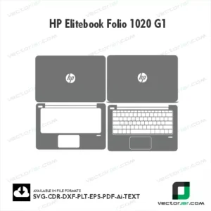 HP Elitebook Folio 1020 G1 Skin Vector Template