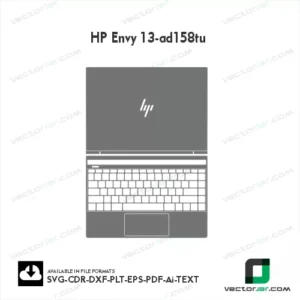 HP Envy 13-Ad158tu Skin Vector Template
