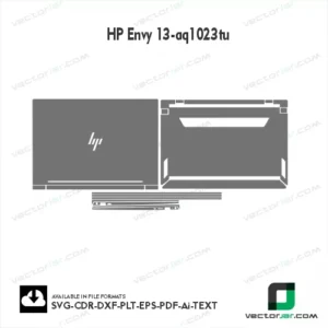 HP Envy 13-Aq1023tu Skin Vector Template