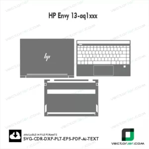 HP Envy 13-Aq1xxx Skin Vector Template