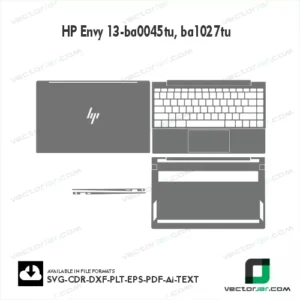 HP Envy 13-Ba0045tu, Ba1027tu Skin Vector Template