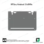 HP Envy Notebook 13-D049tu Skin Vector Template