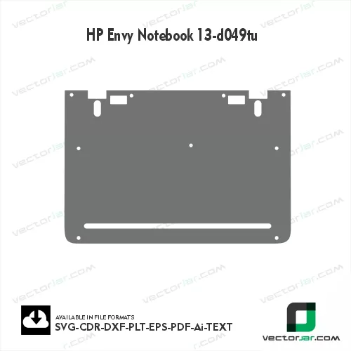 HP Envy Notebook 13-D049tu Skin Vector Template