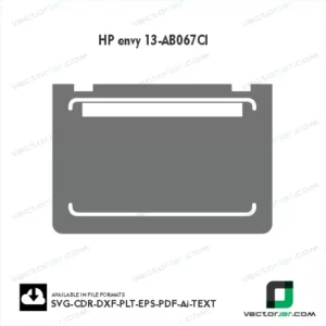 HP envy 13-AB067Cl Skin Vector Template