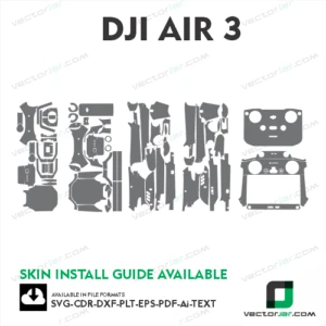 Dji Air 3 3kin Vector Template