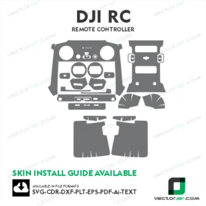 Dji RC Remote Controller Skin Vector Template