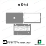 Hp 350 G2 Skin Vector Template