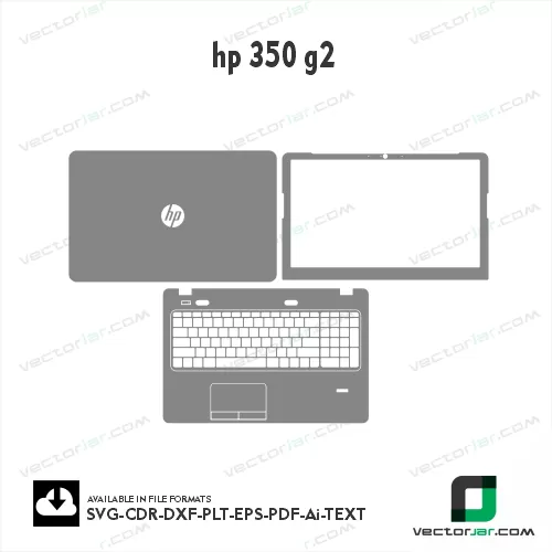 Hp 350 G2 Skin Vector Template