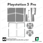 Playstation PS5 Pro Skin Template