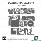 Canon R5 Mark 2 Skin Vector Template