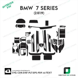 BMW 7series 2019 interior ppf template