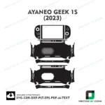 AYANEO Geek 1S 2023 Skin Vector Template