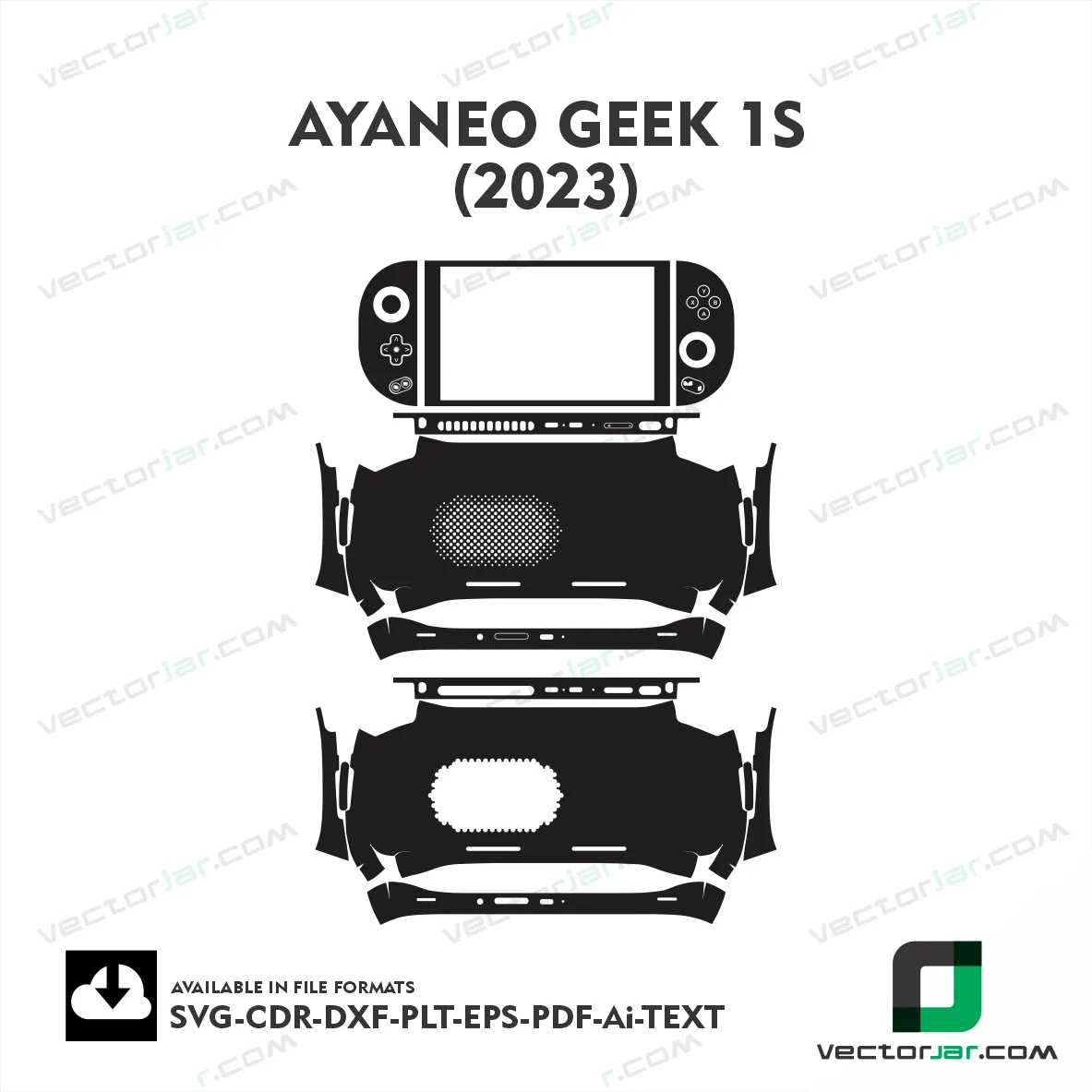 AYANEO Geek 1S 2023 Skin Vector Template