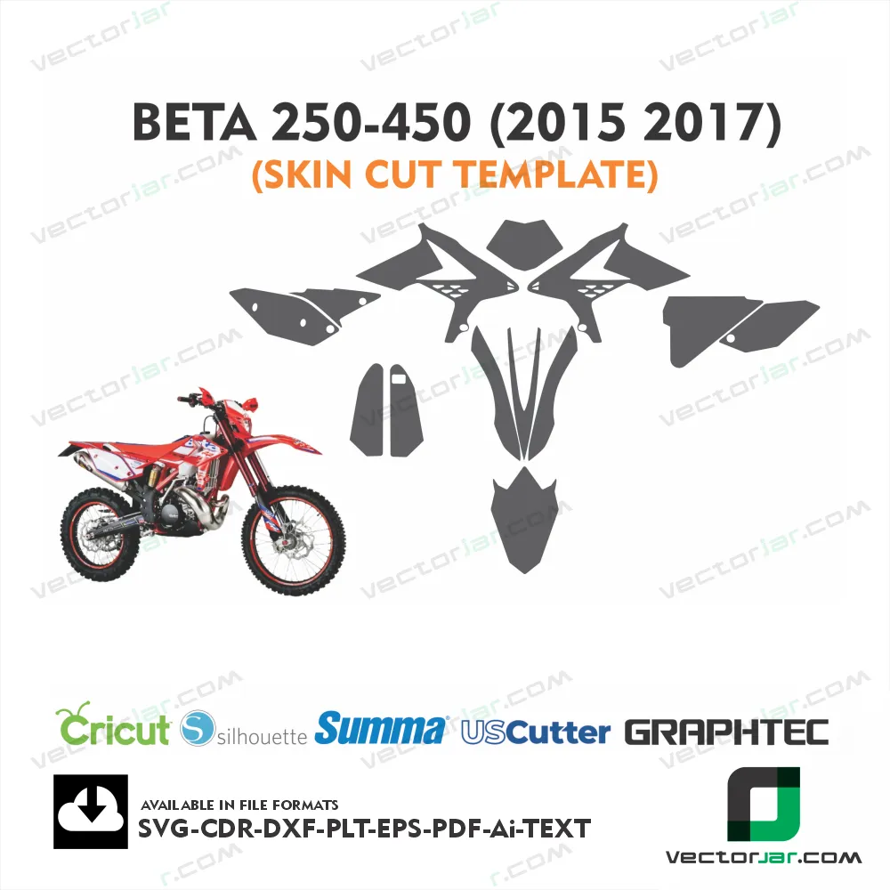 BETA 250-450 (2015-2017) Graphic Vector Template