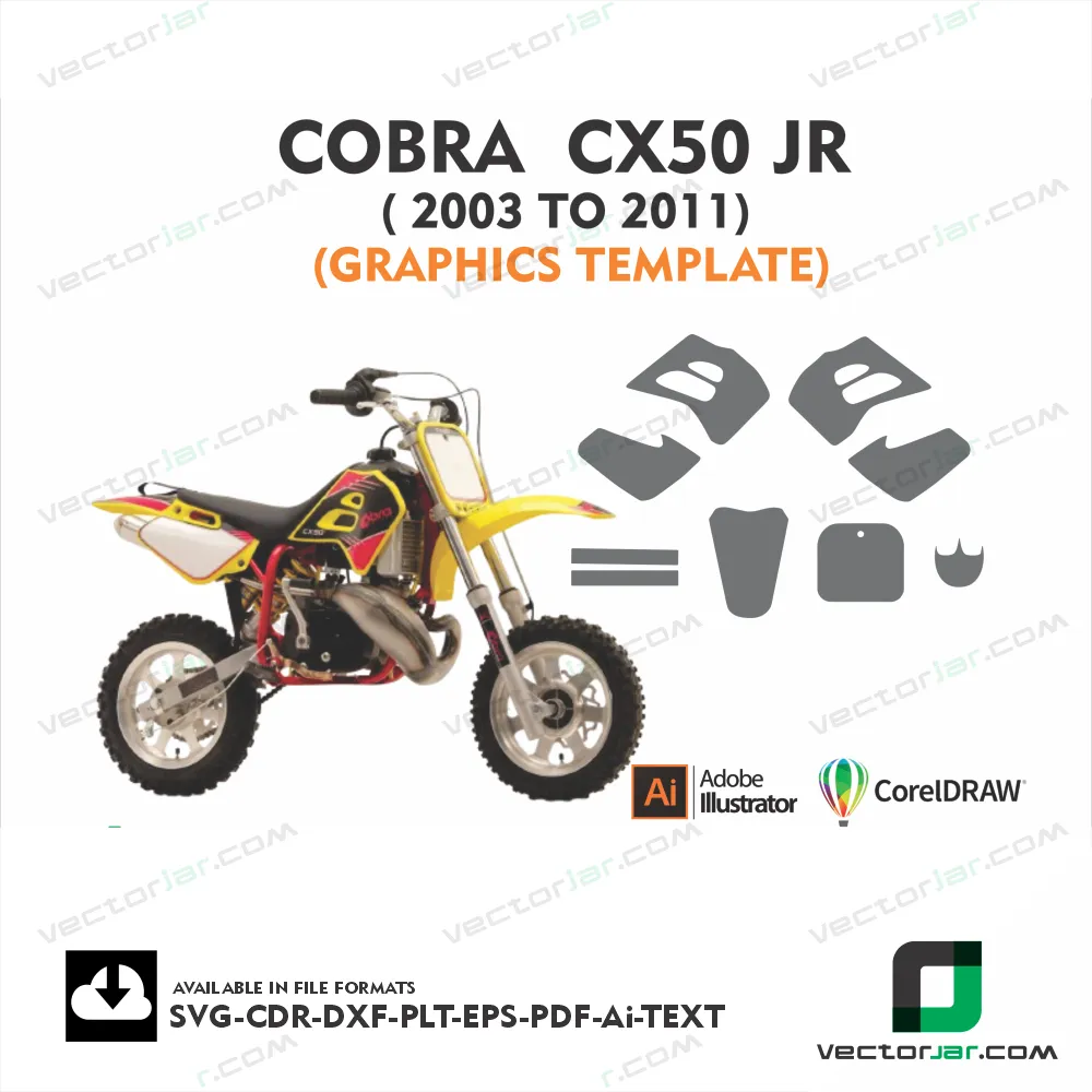 Cobra CX50 JR (2003 -2011) Graphic Vector Template