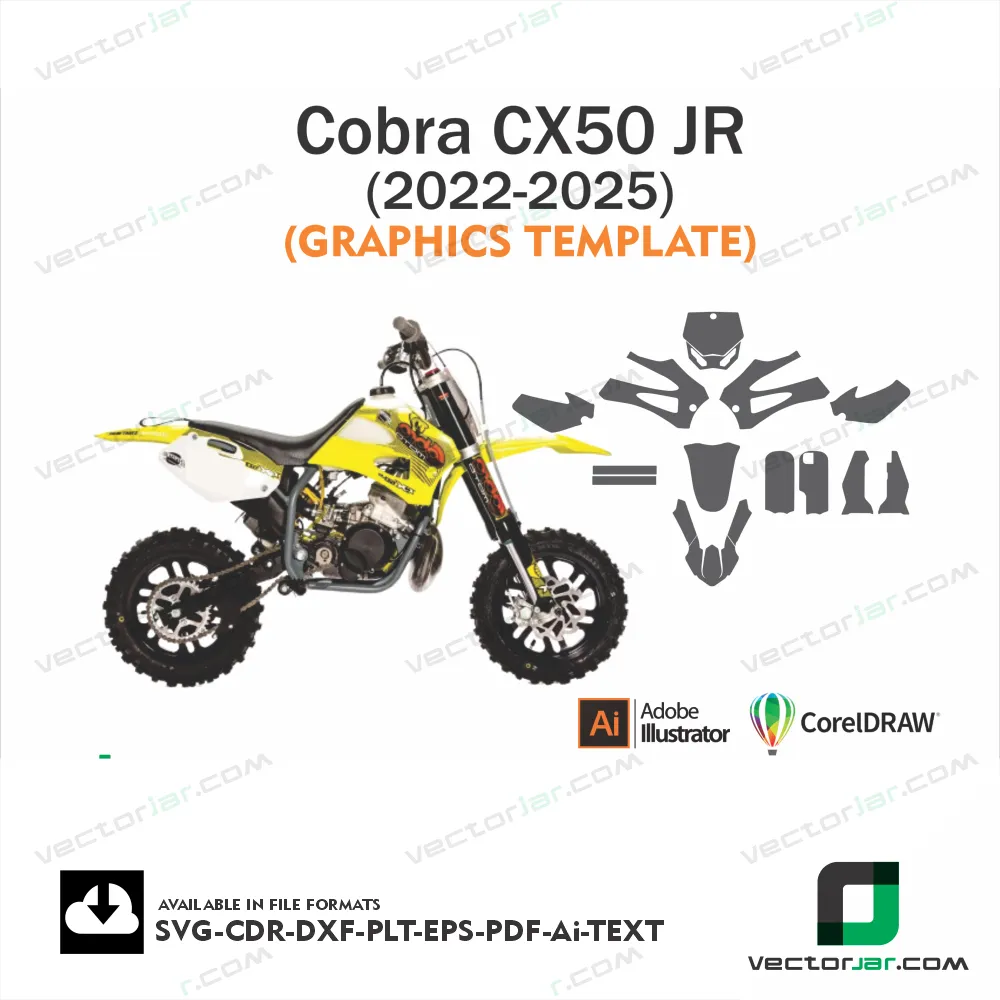 Cobra CX50 JR (2022-2025) Graphics Vector Template