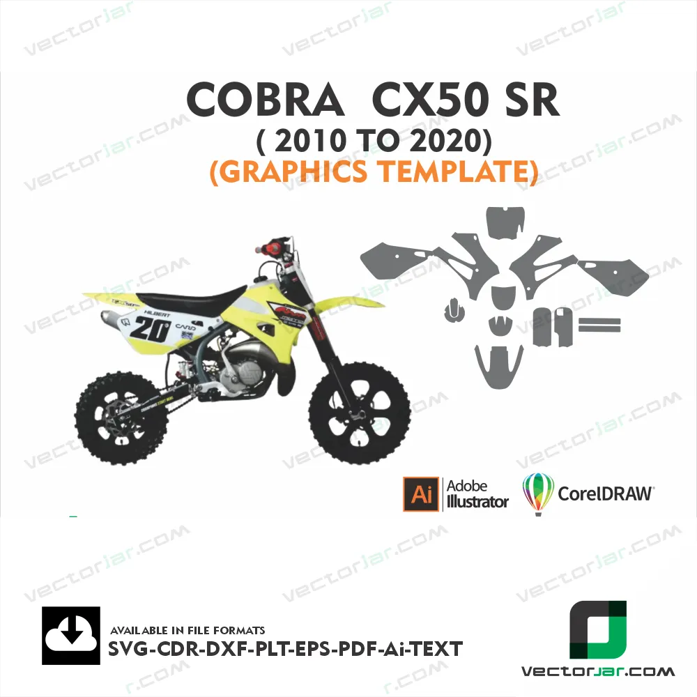 Cobra CX50 SR (2010-2020) Graphic Vector Template