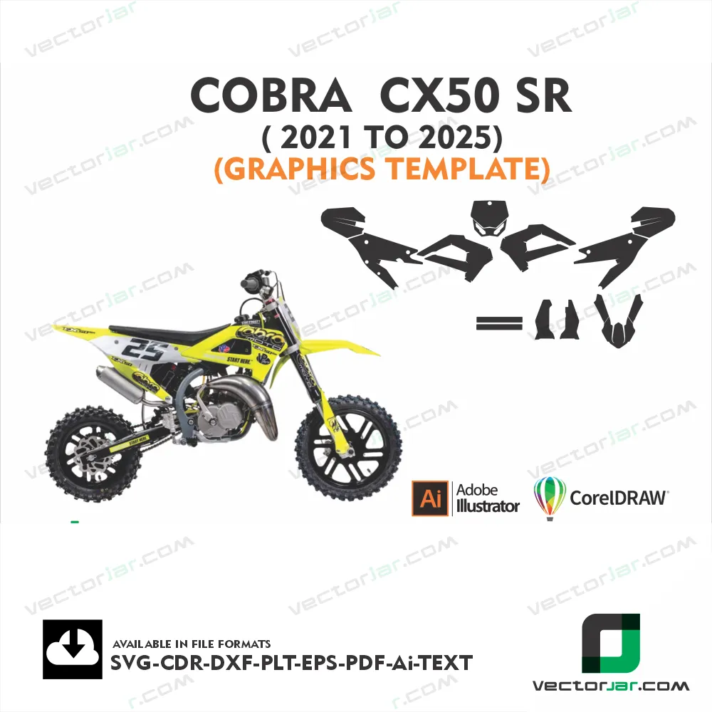 Cobra CX50 SR (2021-2025) Graphics Vector Template