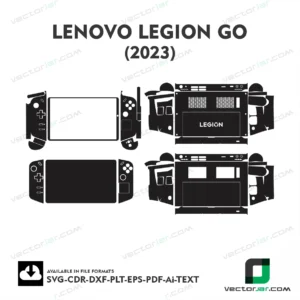 Lenovo Legion Go 2023 skin vector template