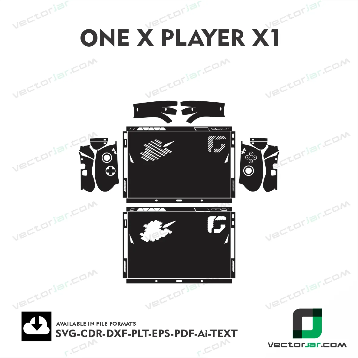 ONE X Player X1 Skin Vector Template