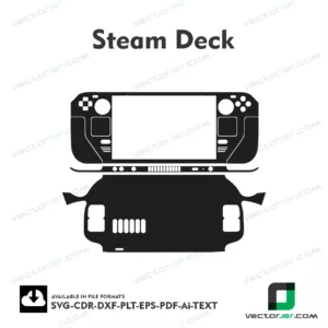 Steam Deck skin vector template