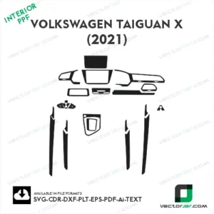VOLKSWAGEN TAiguan X 2021 ppf template