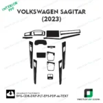 VOLKSWAGEN sagitar 2021-2023 PPF template