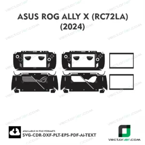 ASUS Rog Ally X RC72LA skin vector template