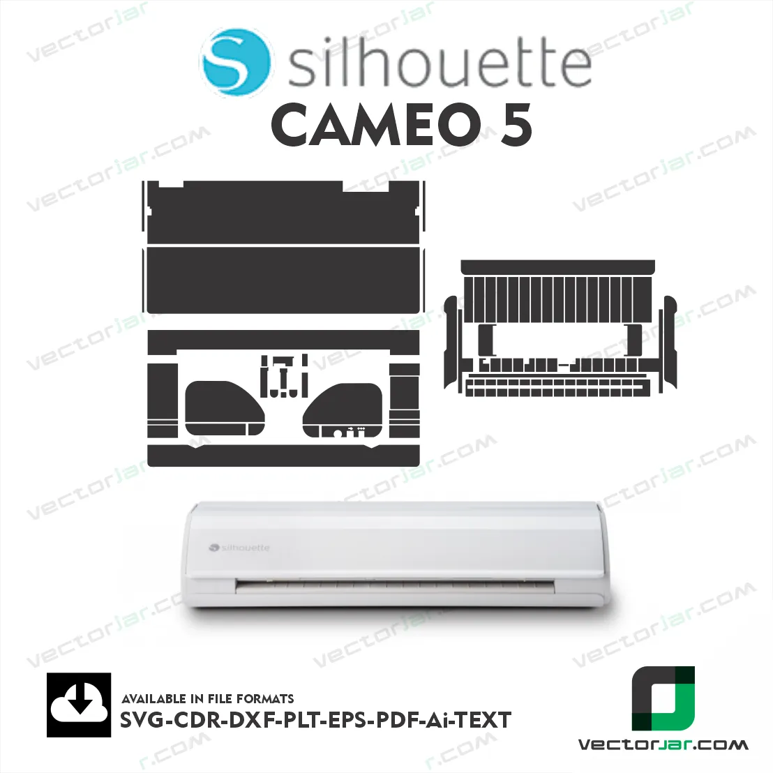 Silhouette Cameo 5 Skin Vector Template