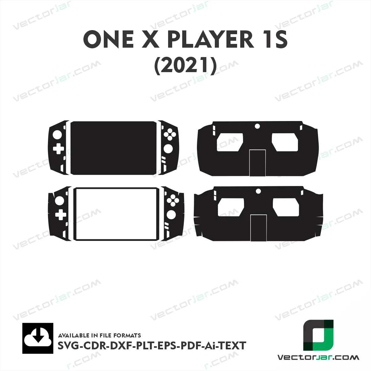 One X Player 1S 2021 Skin Vector Template