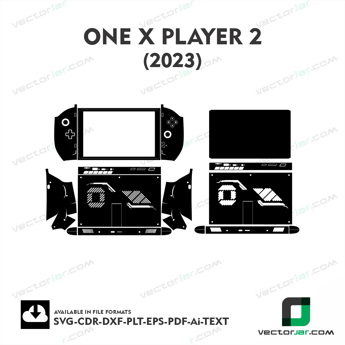 One X Player 2 2023 Skin Vector Template