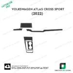 Volkswagen Atlas Cross Sport 2022 PPF Template