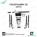 Volkswagen CC 2019 PPF Template