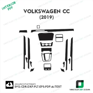 Volkswagen CC 2019 PPF Template