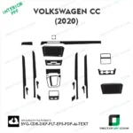 Volkswagen CC 2020 PPF Template