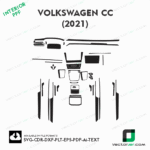 Volkswagen CC 2021 PPF Template