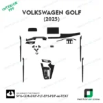 Volkswagen Golf 2025 PPF Template