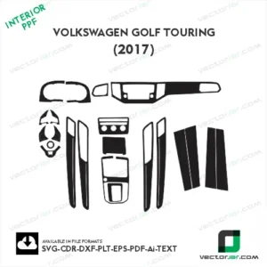 Volkswagen Golf Touring 2017 PPF Template