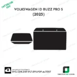 Volkswagen iD Buzz PRO S 2025 PPF Template