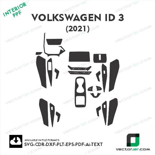 Volkswagen iD3 2021 PPF Template