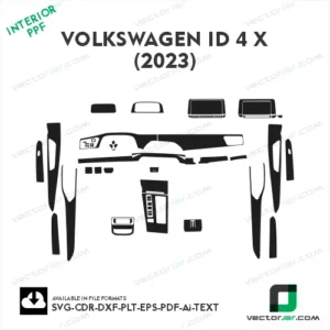 Volkswagen iD4 X 2023 PPF Template