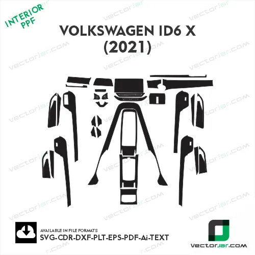 Volkswagen iD6 X 2021 PPF Template
